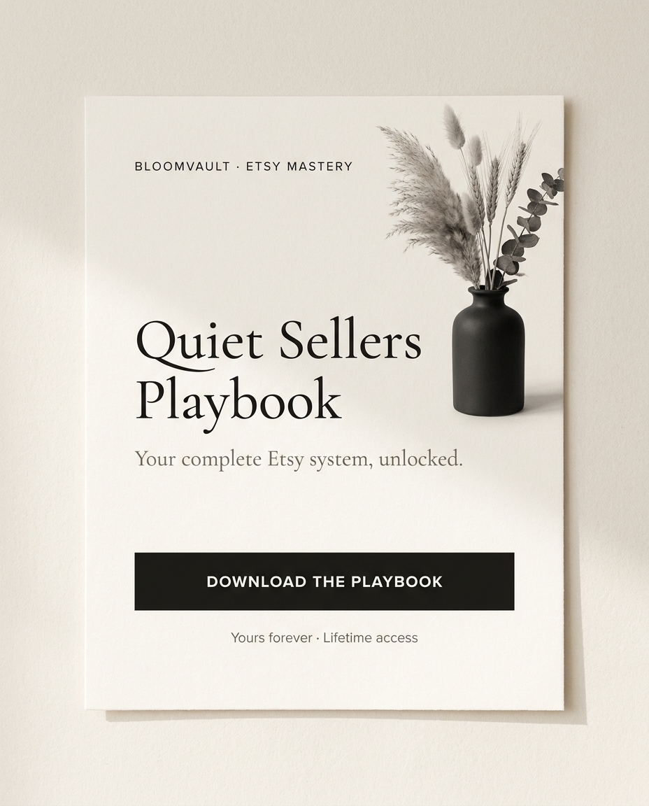 Etsy Mastery — Quiet Sellers Playbook